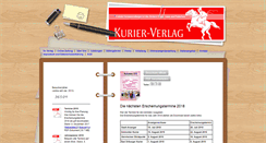 Desktop Screenshot of kurier-verlag.net