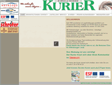 Tablet Screenshot of kurier-verlag.com
